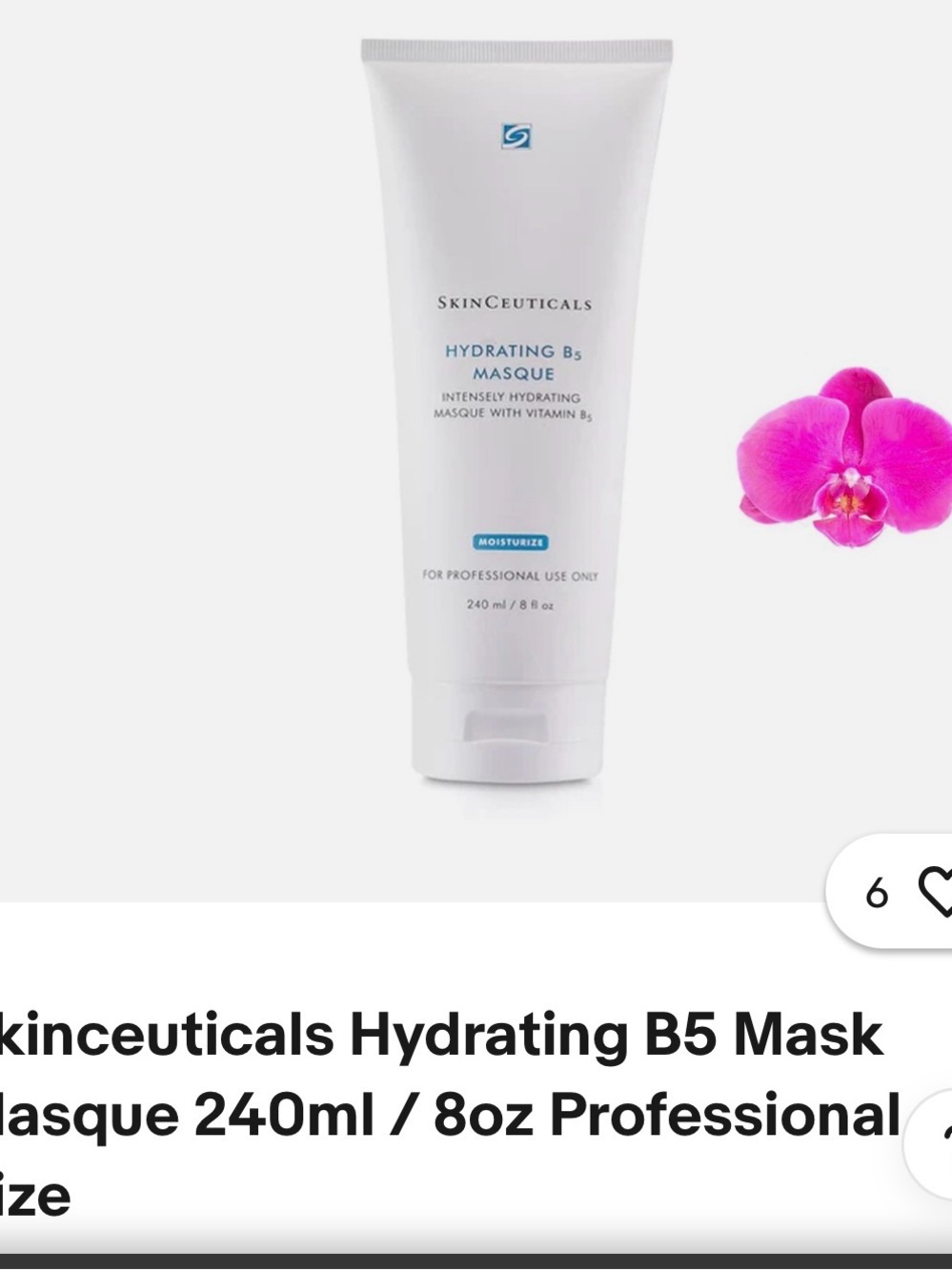 SkinCeuticals Hydrating B5 Masque — White with Light Blue Accents
